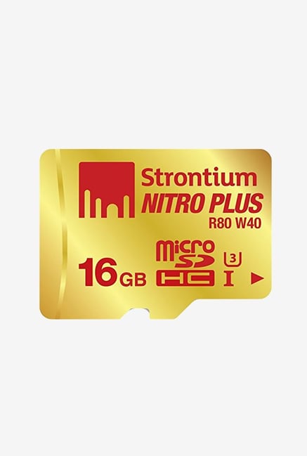Strontium 16 GB MicroSD Nitro Plus UHS-I with Adaptor&Reader Strontium 16 GB MicroSD Nitro Plus UHS-I with Adaptor&Reader