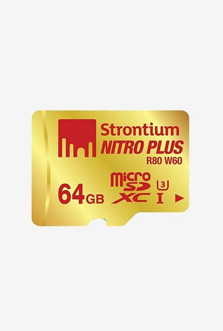 Strontium 64 GB MicroSD Nitro Plus UHS-I with Adaptor&Reader Strontium 64 GB MicroSD Nitro Plus UHS-I with Adaptor&Reader