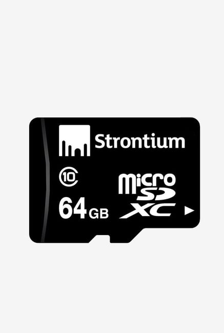 Strontium 64 GB Micro SD With Adapter Class 10 Memory Card Strontium 64 GB Micro SD With Adapter Class 10 Memory Card
