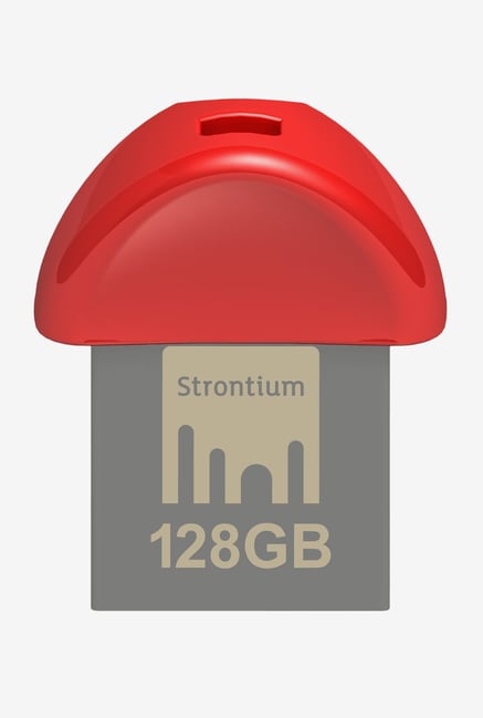 Strontium 128 GB Nitro Plus Nano USB 3.0 Flash Drive (Red) Strontium 128 GB Nitro Plus Nano USB 3.0 Flash Drive (Red)