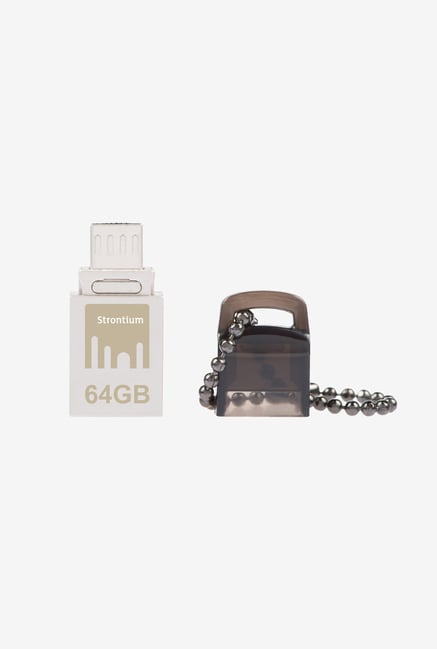 Strontium 64 GB Nitro OTG USB2.0 (Silver) Strontium 64 GB Nitro OTG USB2.0 (Silver)