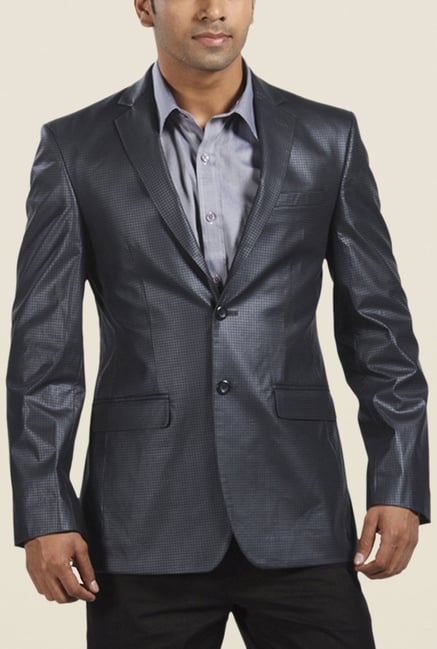 Park Avenue Navy Checks Blazer Park Avenue Navy Checks Blazer