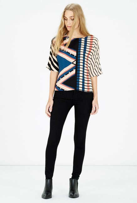 Warehouse Multicolor Printed Top Warehouse Multicolor Printed Top