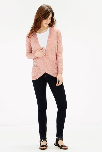 Warehouse Pink Textured Top Warehouse Pink Textured Top