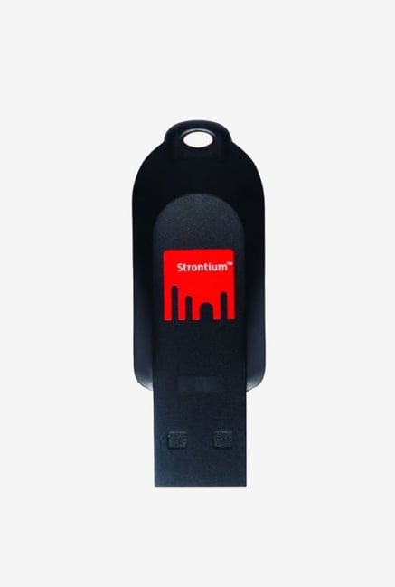Strontium 2 GB Pollex USB 2.0 Flash Pen Drive (Black) Strontium 2 GB Pollex USB 2.0 Flash Pen Drive (Black)