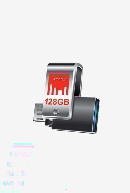 Strontium 128 GB Nitro Plus OTG USB 3.0 Flash Drive (Black) Strontium 128 GB Nitro Plus OTG USB 3.0 Flash Drive (Black)
