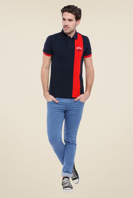 Parx Black Solid Polo T Shirt Parx Black Solid Polo T Shirt