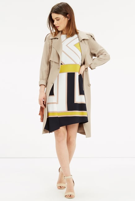 Oasis Multicolor Printed Shift Dress Oasis Multicolor Printed Shift Dress