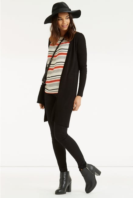 Oasis Off White Striped Top Oasis Off White Striped Top