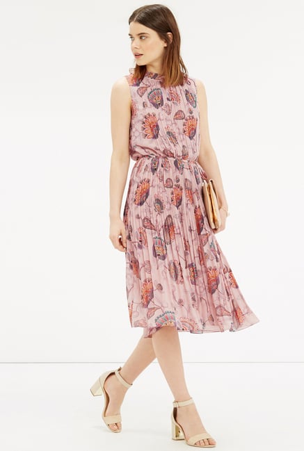 Oasis Pink Midi Dress Oasis Pink Midi Dress
