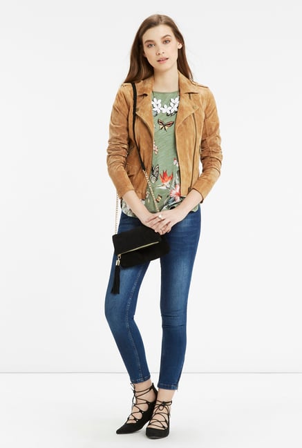 Oasis Green Floral Print Top Oasis Green Floral Print Top