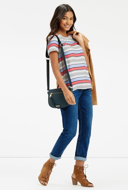 Oasis Multicolor Striped Top Oasis Multicolor Striped Top