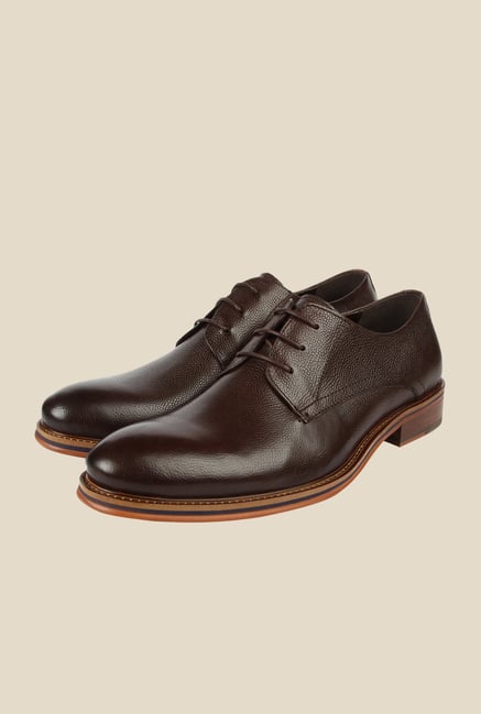 Spunk David Coffee Brown Derby Formal Shoes Spunk David Coffee Brown Derby Formal Shoes