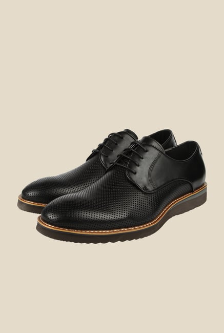 Spunk Vero Black Derby Formal Shoes Spunk Vero Black Derby Formal Shoes