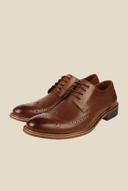 Spunk Coffee Brown Formal Brogue Shoes Spunk Coffee Brown Formal Brogue Shoes