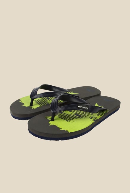 Spunk George Navy & Grey Flip Flops Spunk George Navy & Grey Flip Flops