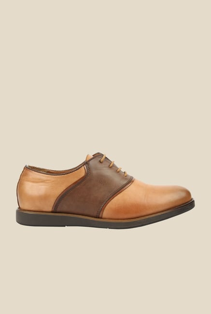 Spunk Streak Tan & Coffee Oxford Shoes Spunk Streak Tan & Coffee Oxford Shoes