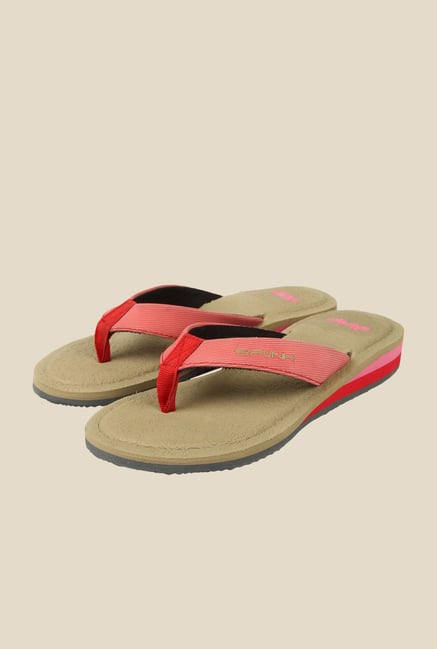 Spunk Venus Rosette & Khaki Flip Flops Spunk Venus Rosette & Khaki Flip Flops