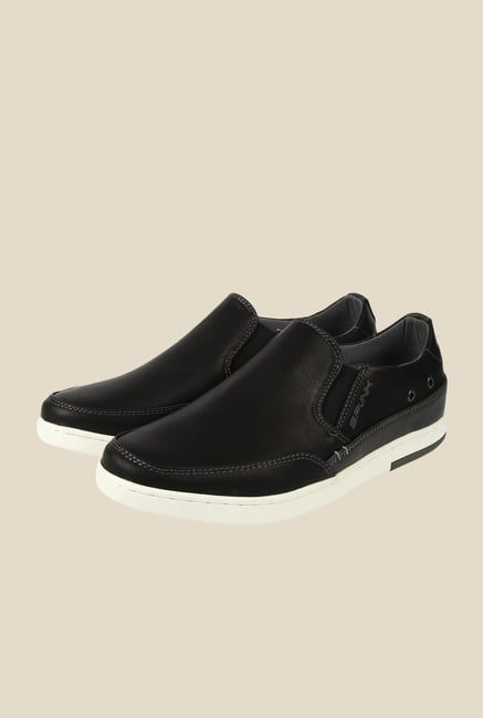Spunk Reva Black Casual Slip-Ons Spunk Reva Black Casual Slip-Ons