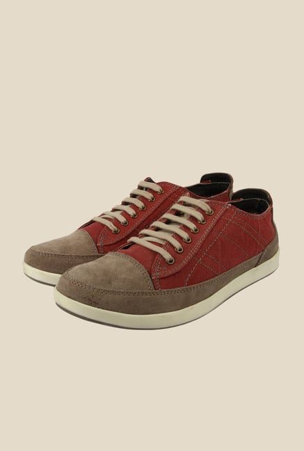 Spunk Rodeo Red & Brown Sneakers Spunk Rodeo Red & Brown Sneakers