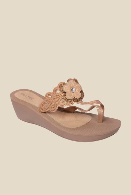 Grendha Brown Wedge Heeled Sandals Grendha Brown Wedge Heeled Sandals