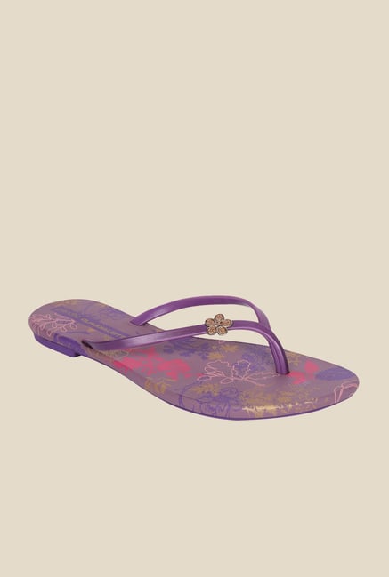 Grendha Violet & Purple Flat Sandals Grendha Violet & Purple Flat Sandals