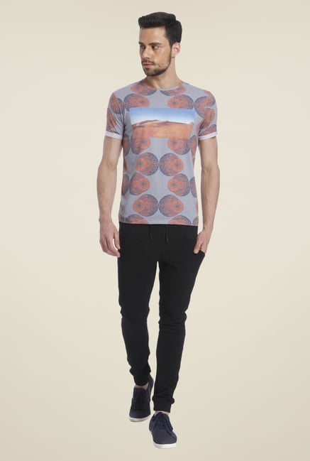 Jack & Jones Blue Printed T Shirt Jack & Jones Blue Printed T Shirt