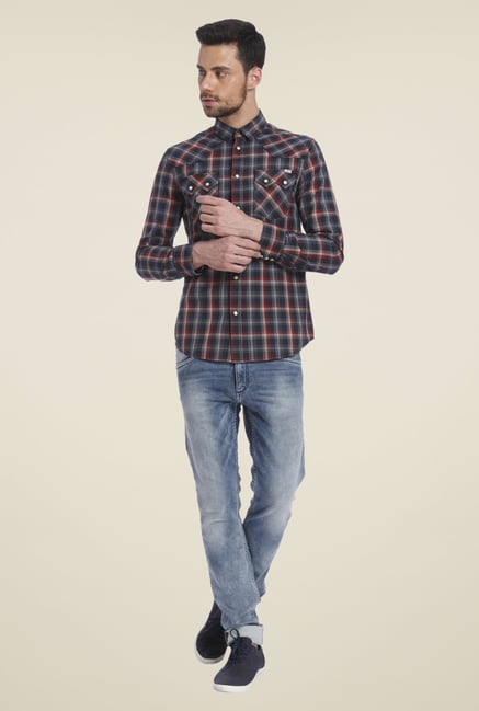 Jack & Jones Multicolor Checked Shirt Jack & Jones Multicolor Checked Shirt