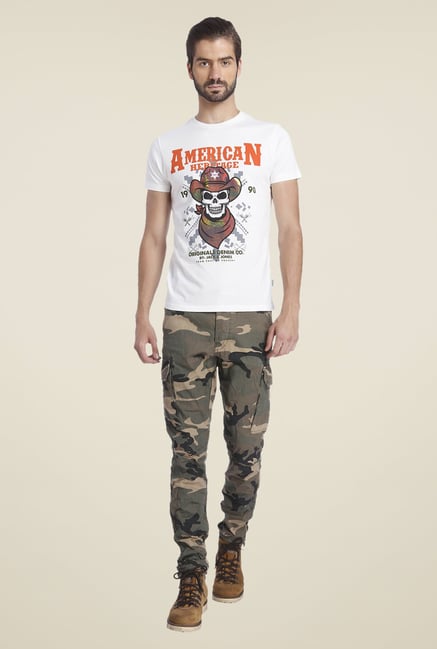 Jack & Jones White Graphic Print T Shirt Jack & Jones White Graphic Print T Shirt