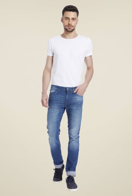 Jack & Jones Dark Blue Skinny Fit Jeans Jack & Jones Dark Blue Skinny Fit Jeans