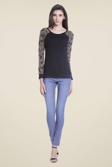 Globus Black Solid Top Globus Black Solid Top
