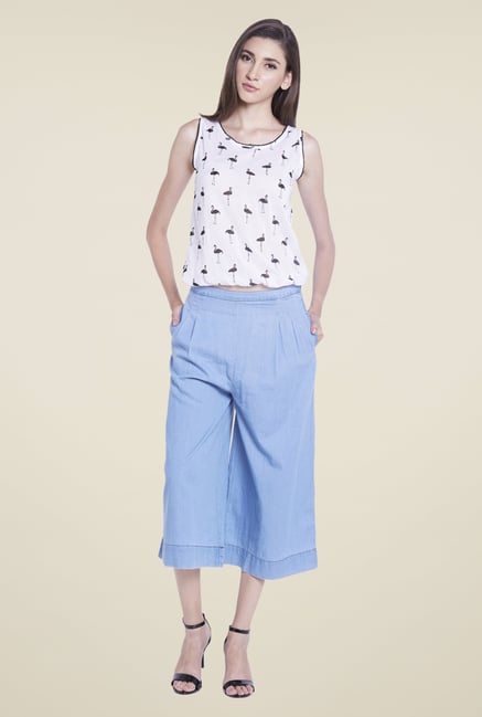 Globus White Sleeveless Top Globus White Sleeveless Top