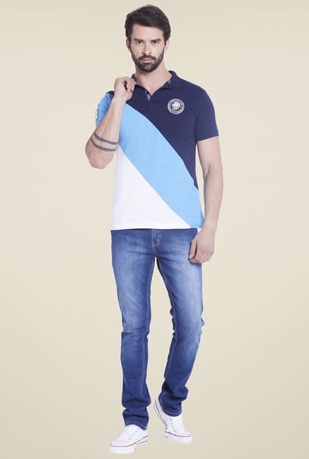 Globus Multicolor Solid Polo T Shirt Globus Multicolor Solid Polo T Shirt
