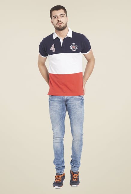 Globus Multicolor Solid Polo T Shirt Globus Multicolor Solid Polo T Shirt