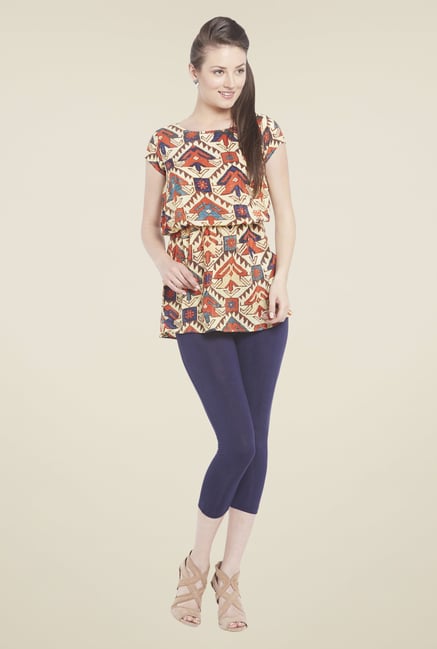 Globus Yellow Round Neck Top Globus Yellow Round Neck Top