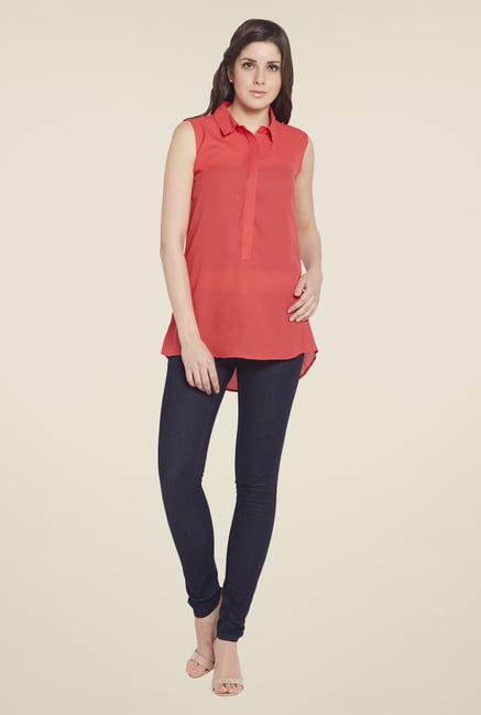 Globus Coral Solid Tunic Globus Coral Solid Tunic