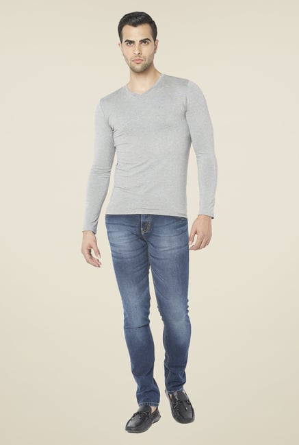 Globus Grey Solid T Shirt Globus Grey Solid T Shirt