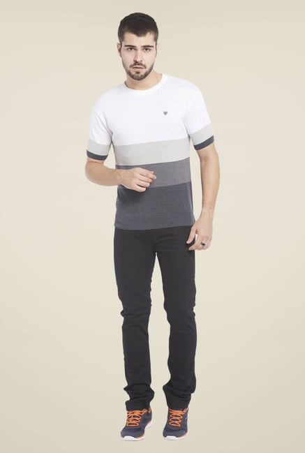 Globus Grey Striped T Shirt Globus Grey Striped T Shirt