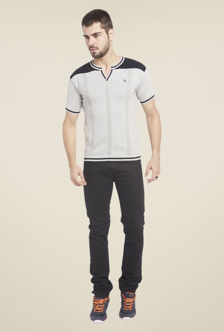 Globus Grey Solid T Shirt Globus Grey Solid T Shirt