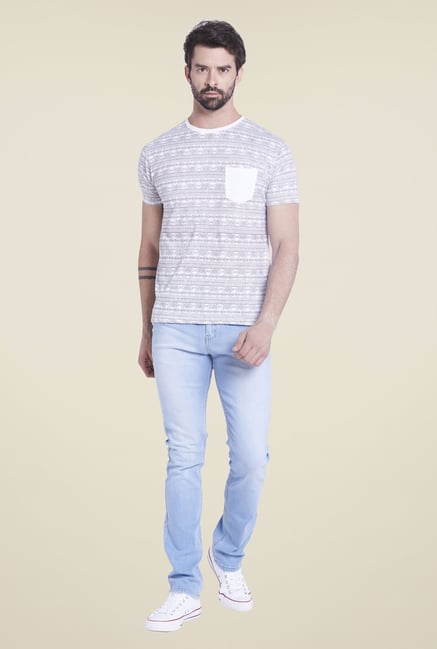 Globus Grey Printed T Shirt Globus Grey Printed T Shirt
