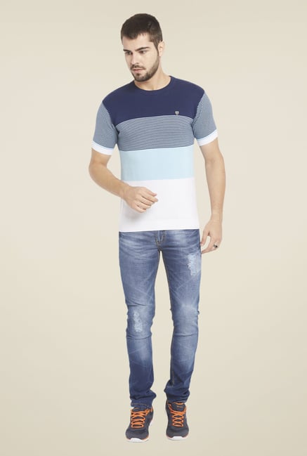 Globus Navy Striped T Shirt Globus Navy Striped T Shirt