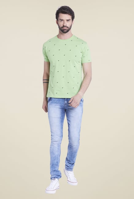 Globus Green Printed T Shirt Globus Green Printed T Shirt