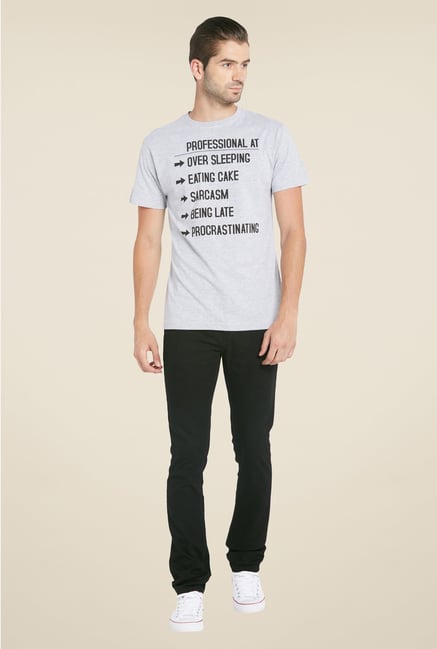 Globus Grey Printed T Shirt Globus Grey Printed T Shirt
