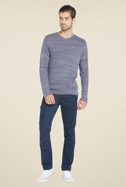 Globus Blue Printed T Shirt Globus Blue Printed T Shirt