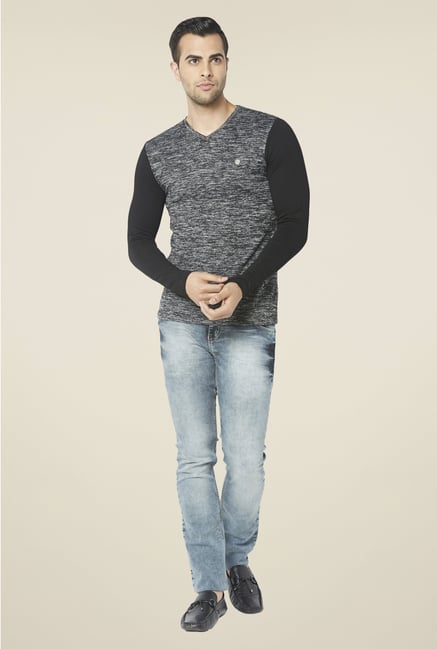 Globus Black Printed T Shirt Globus Black Printed T Shirt