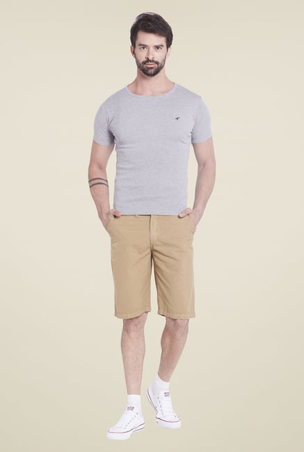 Globus Grey Solid T Shirt Globus Grey Solid T Shirt