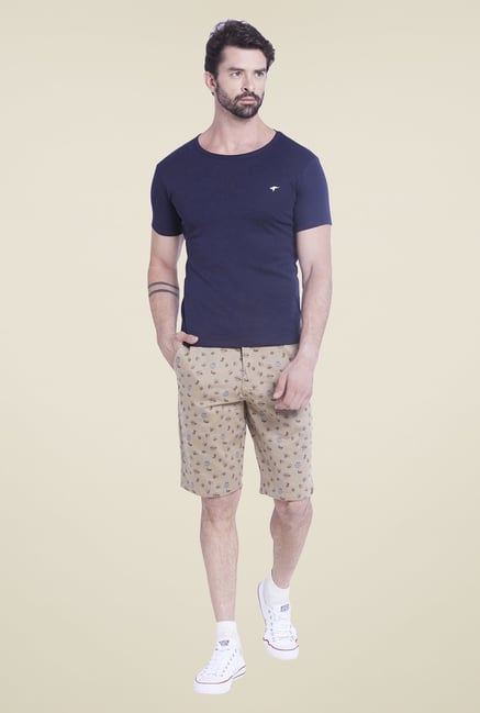Globus Navy Solid T Shirt Globus Navy Solid T Shirt