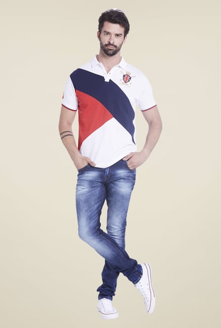 Globus Multicolor Solid Polo T Shirt Globus Multicolor Solid Polo T Shirt