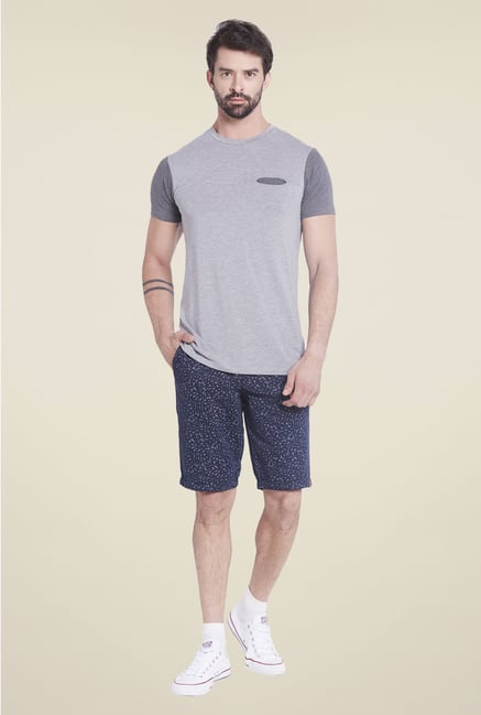 Globus Grey Solid T Shirt Globus Grey Solid T Shirt