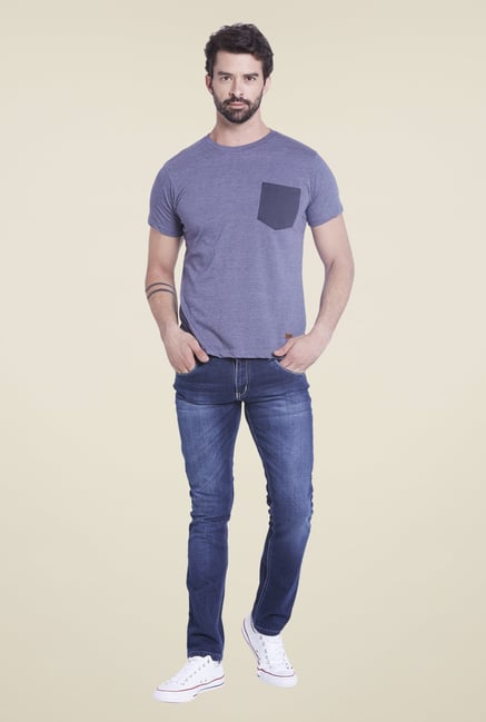 Globus Indigo Solid T Shirt Globus Indigo Solid T Shirt